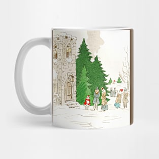 White Christmas with an Angel Mug